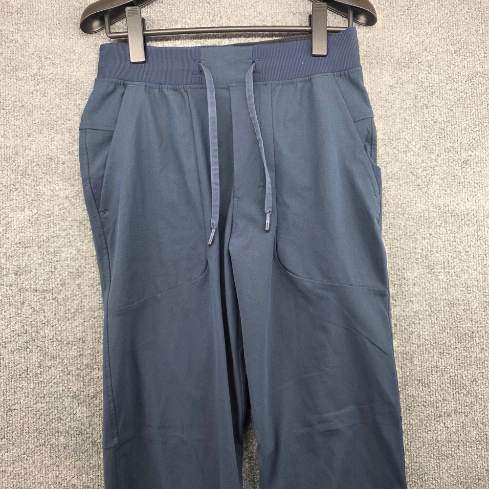 Lululemon Lab Mens Navy Blue Drawstring Jogger Pants Size S Small